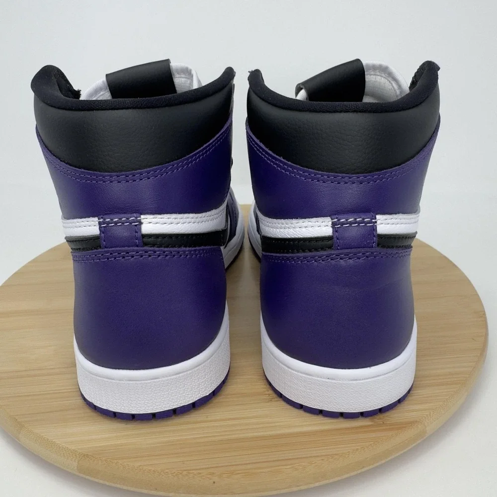 Nike Air Jordan 1 Retro High OG Court Purple 2.0 Shoes Mens Size 8.5 555088-500 - Picture 7 of 13